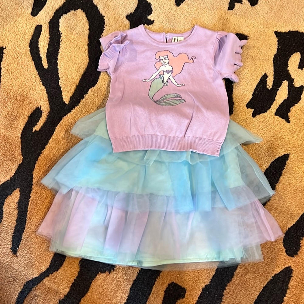 Disney x Janie and Jack girls mermaid outfit